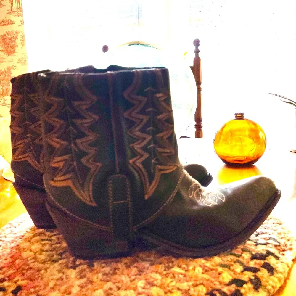 COPY - Liberty Black Eternal Flame Cowboy Boots - Picture 5 of 5